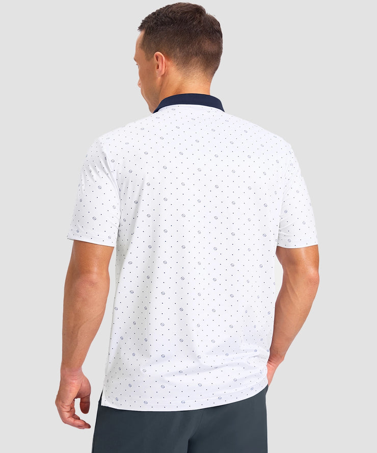 Sun Protection Printed Golf Polo