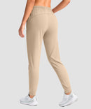 Elastic Waist Zip Pockets Jogger