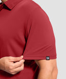 Reflective Side Slit Polo