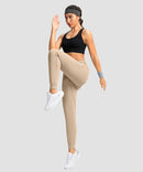 Elastic Waist Zip Pockets Jogger