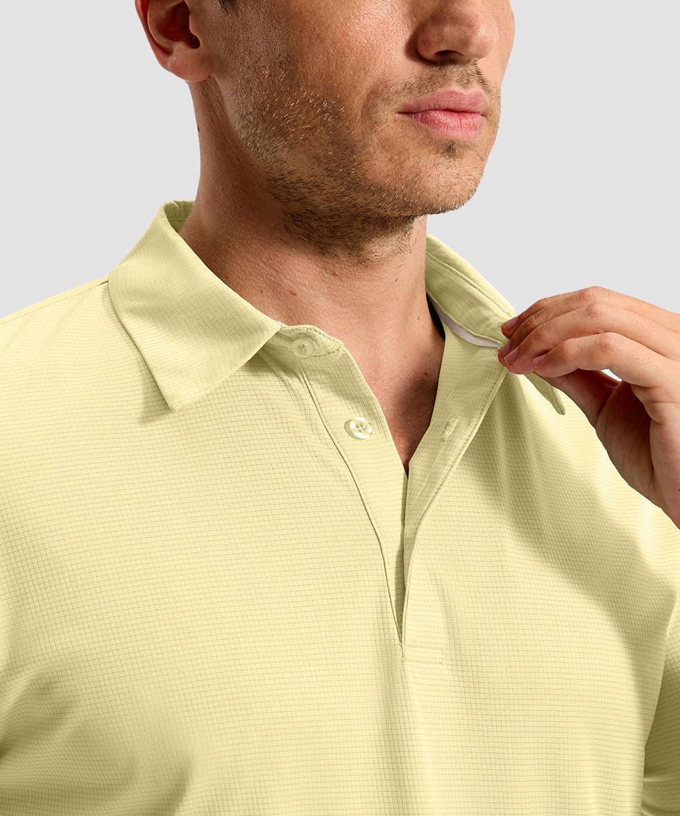 Reflective Side Slit Polo
