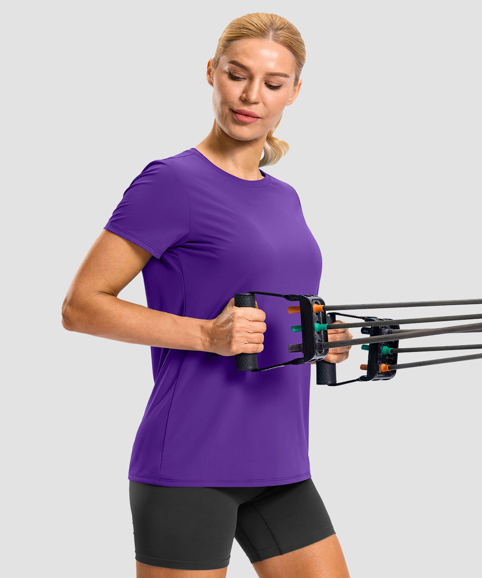 Dry Fit Hip-Length Short Sleeve