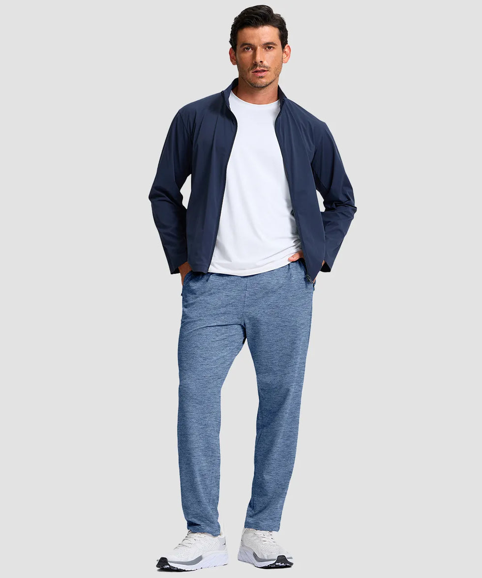 Drawstring With Pockets Stretchy Sweatpants