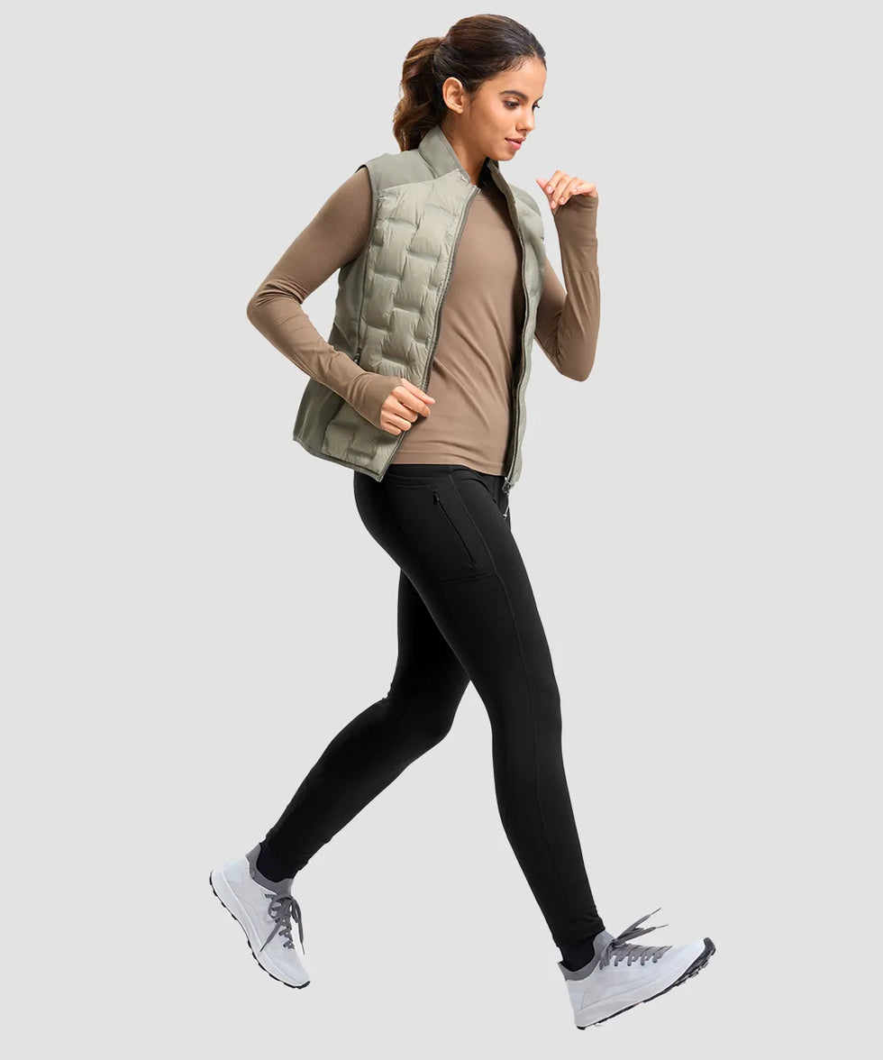 Fleece-Lined With 5 Pockets Leggings