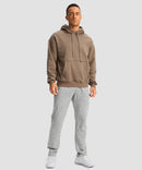 Fleece-Lined Zip Pockets Stretch Tapered Pants