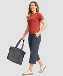 High Waist Wide Leg Capri