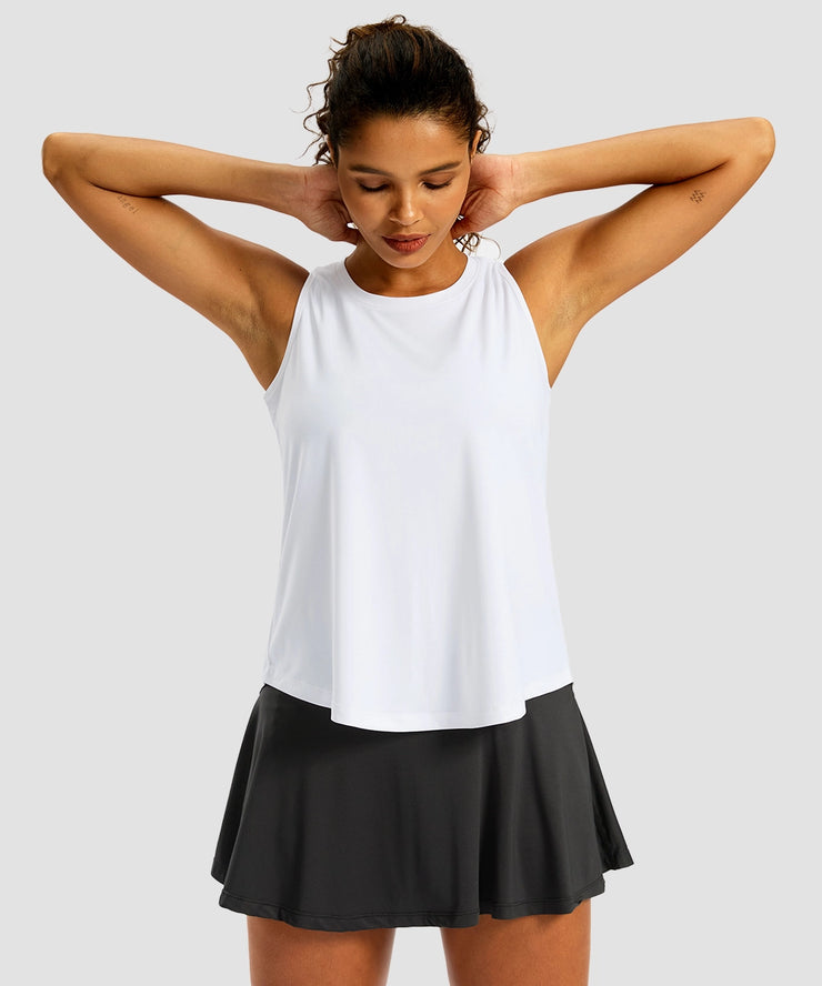 Crew Neck Workout Tank Top