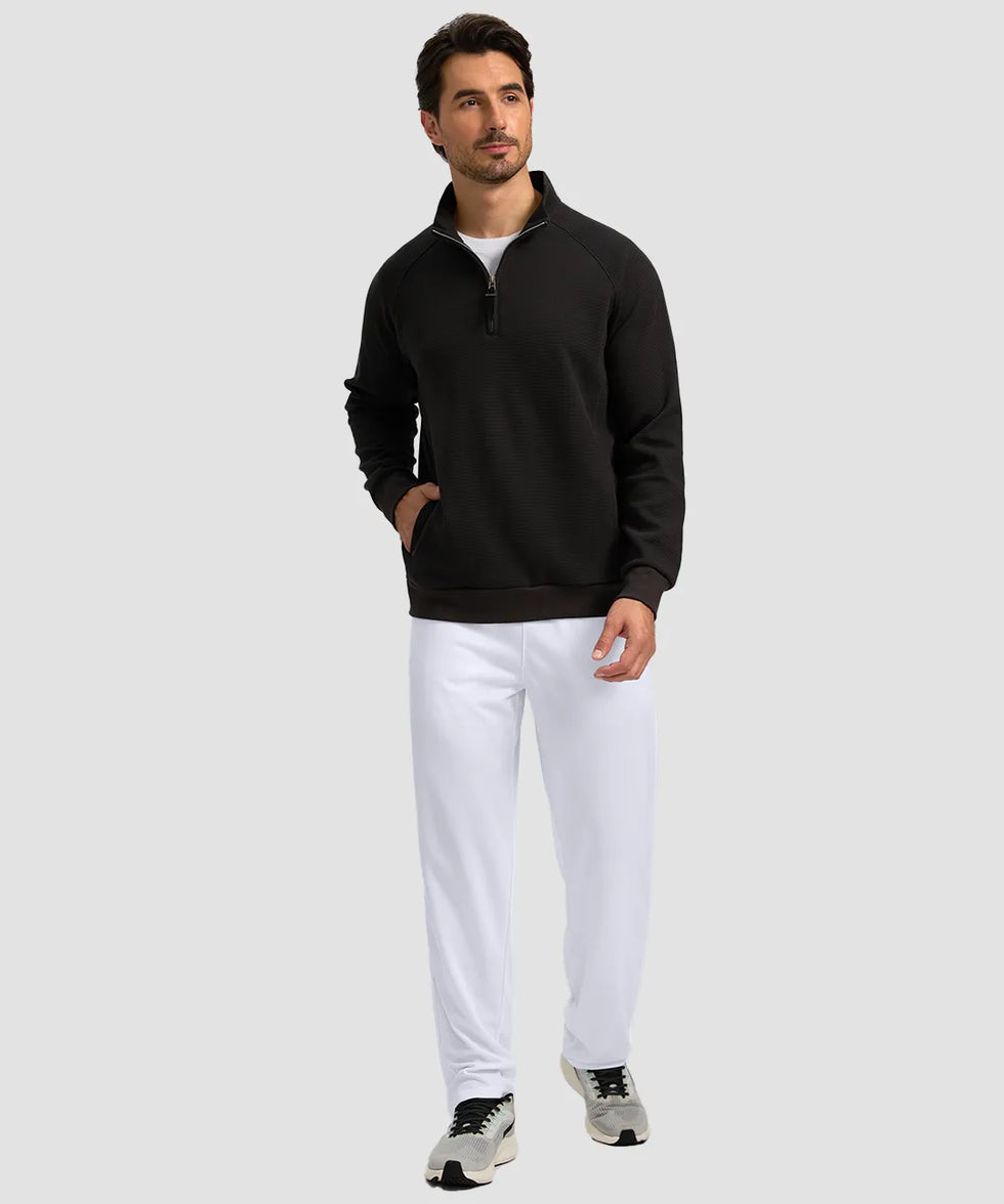 Mesh Zip Pockets Sweatpants