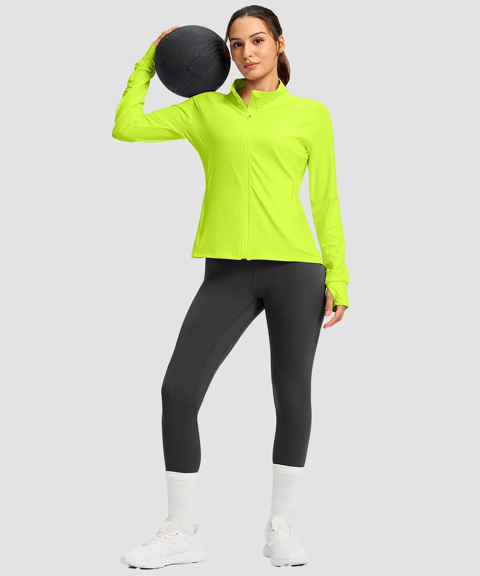 UV Protection Zip Up 4 Pockets Jacket