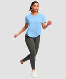 UV Protection V Neck Short Sleeve