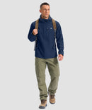 Fleece-Lined Hooded Softshell Jacket
