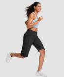 V-waist With Pockets Bermuda Short 14''