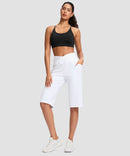 V-waist With Pockets Bermuda Short 14''