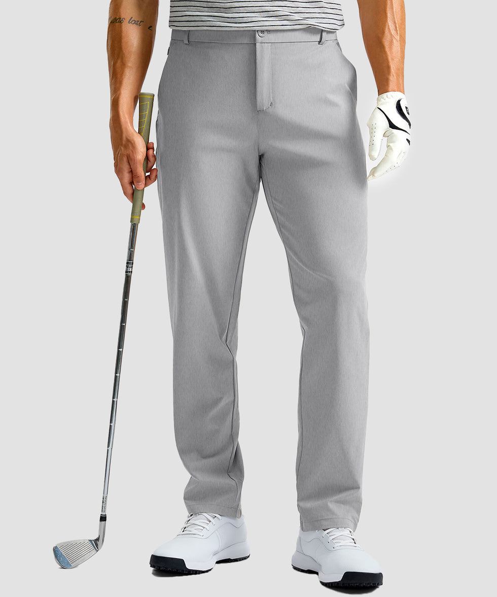 men's UV protection multiple pockets pants in cloudy gray - pocket detail