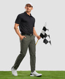 men's dry fit printed golf polo in golf clubs back - matching outfits view