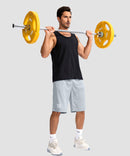men's lightweight with zipper pockets short 11'' in bright gray - matching outfits view
