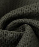 men's lightweight with zipper pockets short 11'' in dark olive - fabric detail view