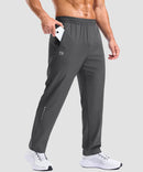 men's reflective dots zip pockets sweatpants in dark gray - pocket detail