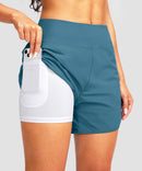 Sun Protection V Slits Lined Board Short 5''