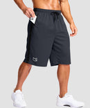 Mesh Contrast Drawstring Short 11''