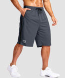 Mesh Contrast Drawstring Short 11''