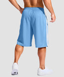 Mesh Contrast Drawstring Short 11''