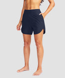 Sun Protection V Slits Lined Board Short 5''