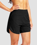 Sun Protection V Slits Lined Board Short 5''