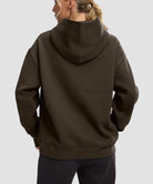 Solid Color Oversized Fleece Hoodie