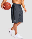 Mesh Contrast Drawstring Short 11''