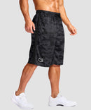 Mesh Contrast Drawstring Short 11''