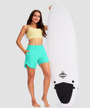 Sun Protection V Slits Lined Board Short 5''