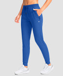 Elastic Waist Zip Pockets Jogger