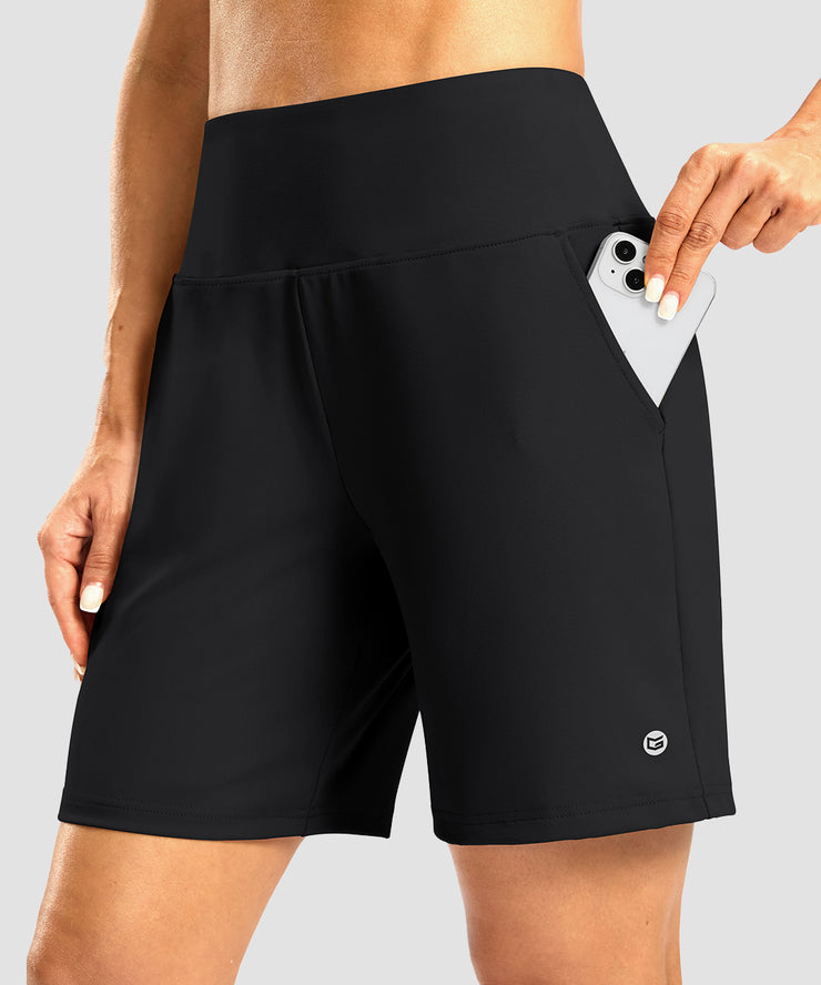 Zip Pockets Bermuda Shorts 7''
