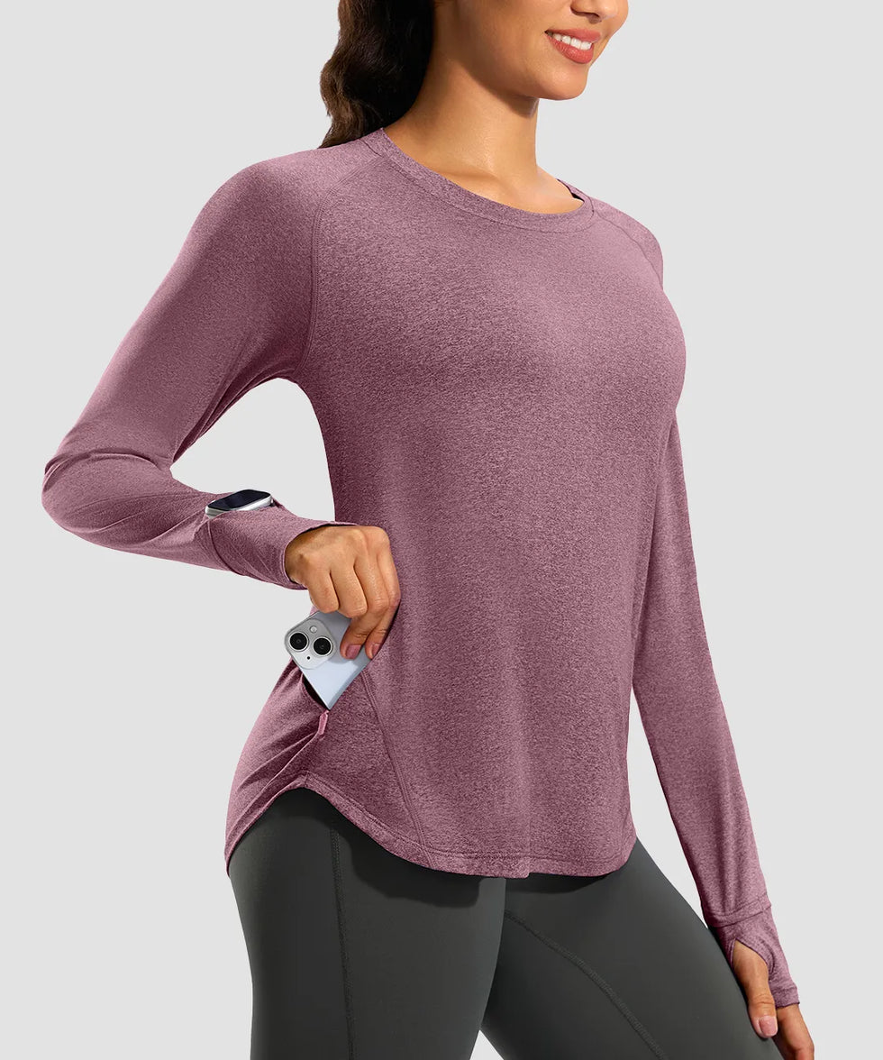 Dry Fit With Zipper Pocket Long Sleeve