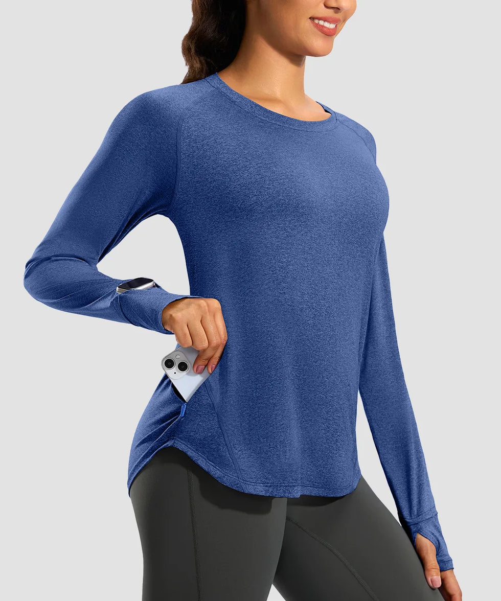 Dry Fit With Zipper Pocket Long Sleeve