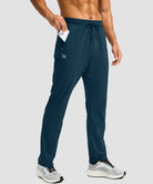 Fleece-Lined Zip Pockets Stretch Tapered Pants