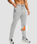Fleece-Lined Zip Pockets Stretch Tapered Pants