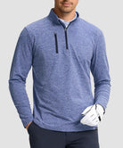 Quarter Zip Golf Pullover With Chest Pocket