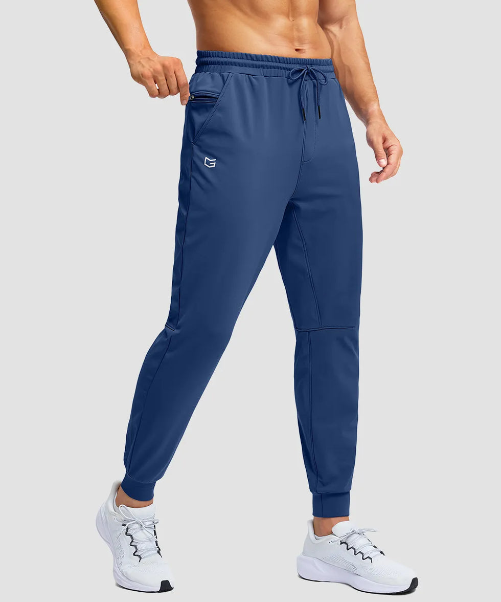 Fleece-Lined Athletic Joggers