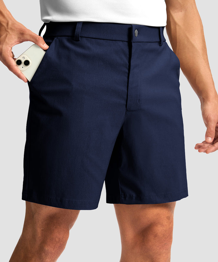 Low Rise Flat Front Shorts 5''/7''/9''