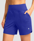 High Rise Pull-on Shorts 6''