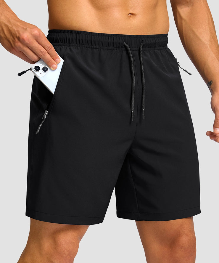 G-DryKit™ Drawstring Zip Pocket Shorts 7''/9''