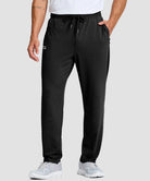 Drawstring With Pockets Stretchy Sweatpants