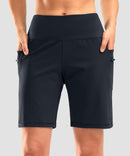 Flat High Waist Bermuda Short 9''