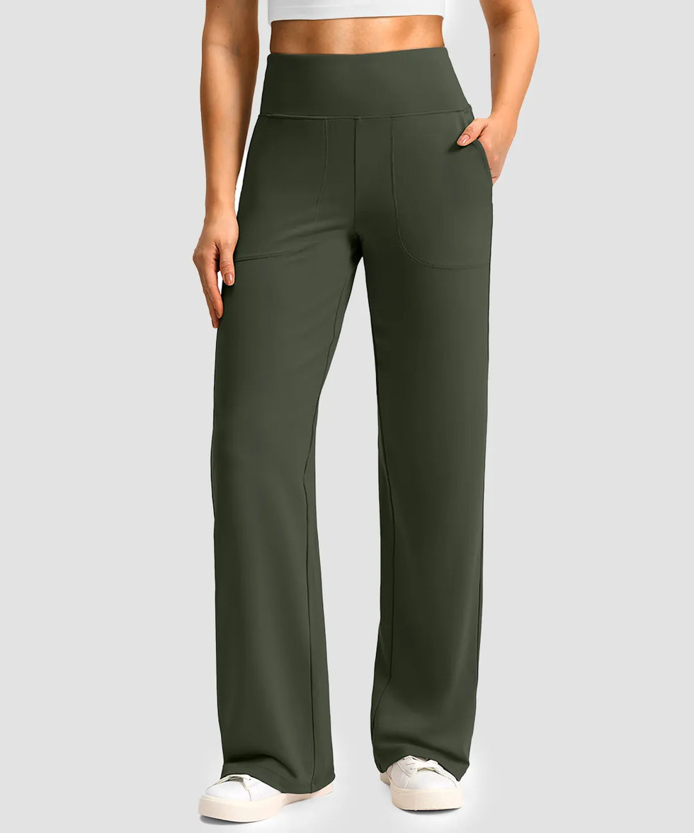 High Rise Wide Leg Yoga Pants