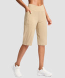 V-waist With Pockets Bermuda Short 14''