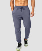 Mid-Waist Zipper Pockets Joggers
