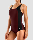 Racerback Padded One-piece Swimsuit