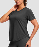 UV Protection V Neck Short Sleeve